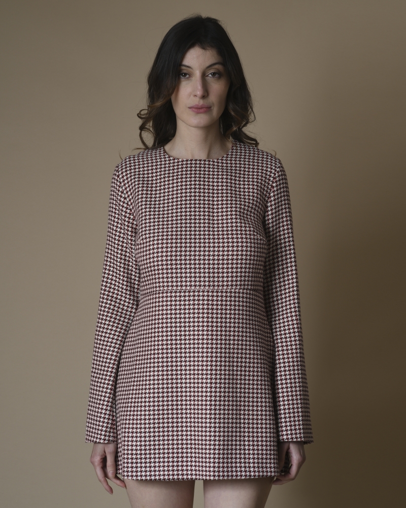 Robe pied-de-poule Space Simona Corsellini 