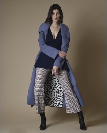 Manteaux violet en laine Mouche 