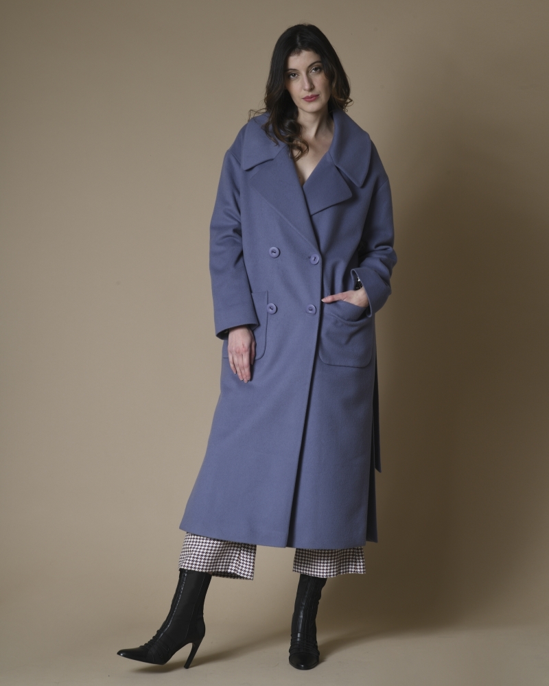 Manteaux violet en laine Mouche 