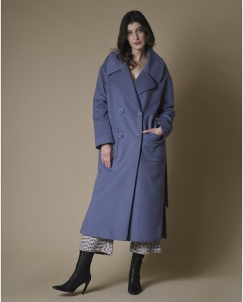 Manteaux violet en laine Mouche 