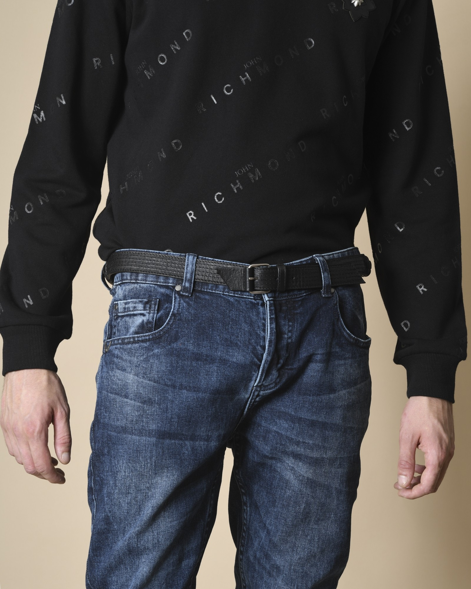 Ceinture en cuir tressé Damir Doma