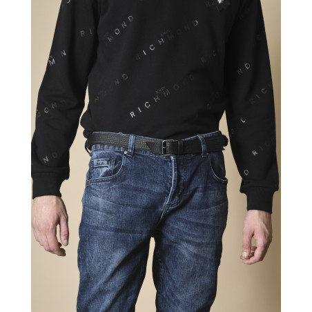 Ceinture en cuir tressé Damir Doma