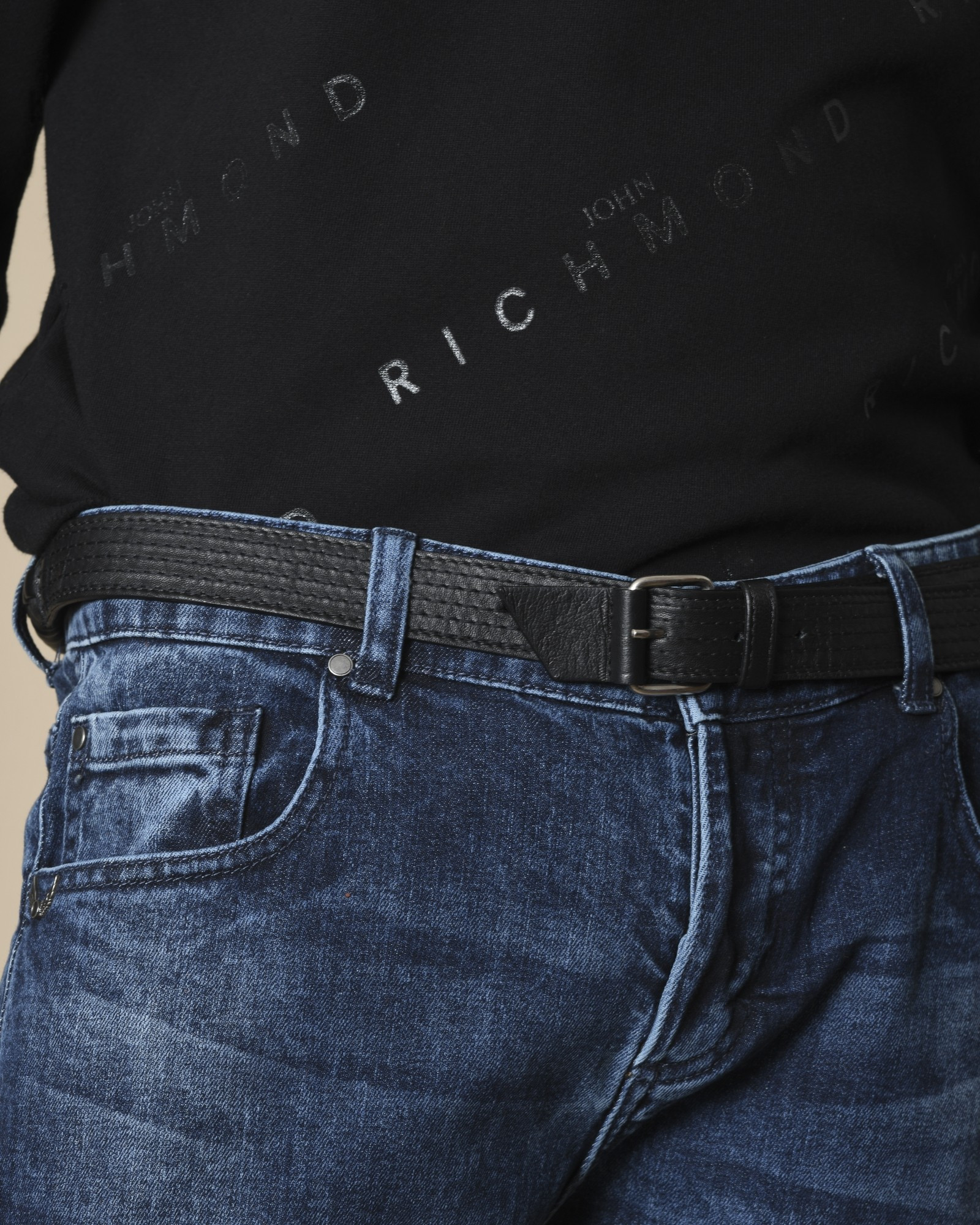 Ceinture en cuir tressé Damir Doma
