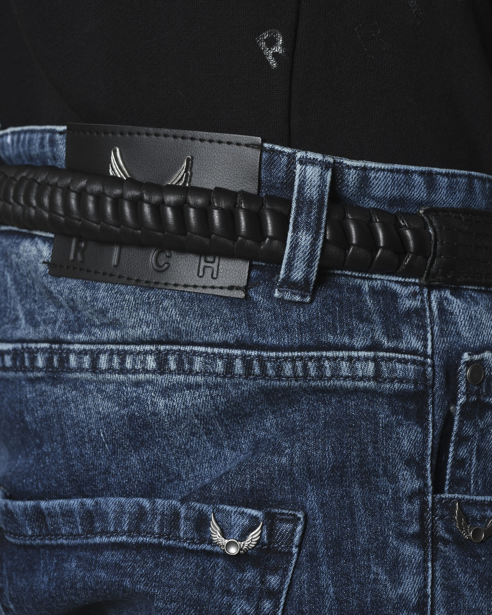 Ceinture en cuir tressé Damir Doma
