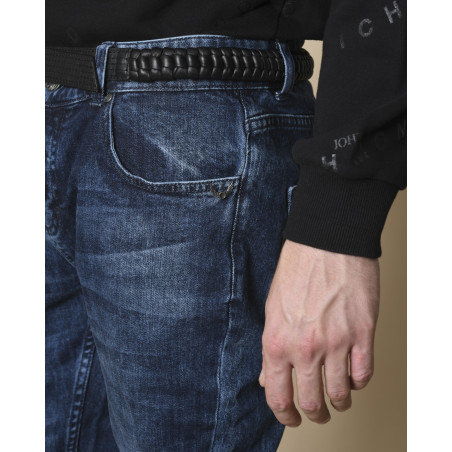 Ceinture en cuir tressé Damir Doma