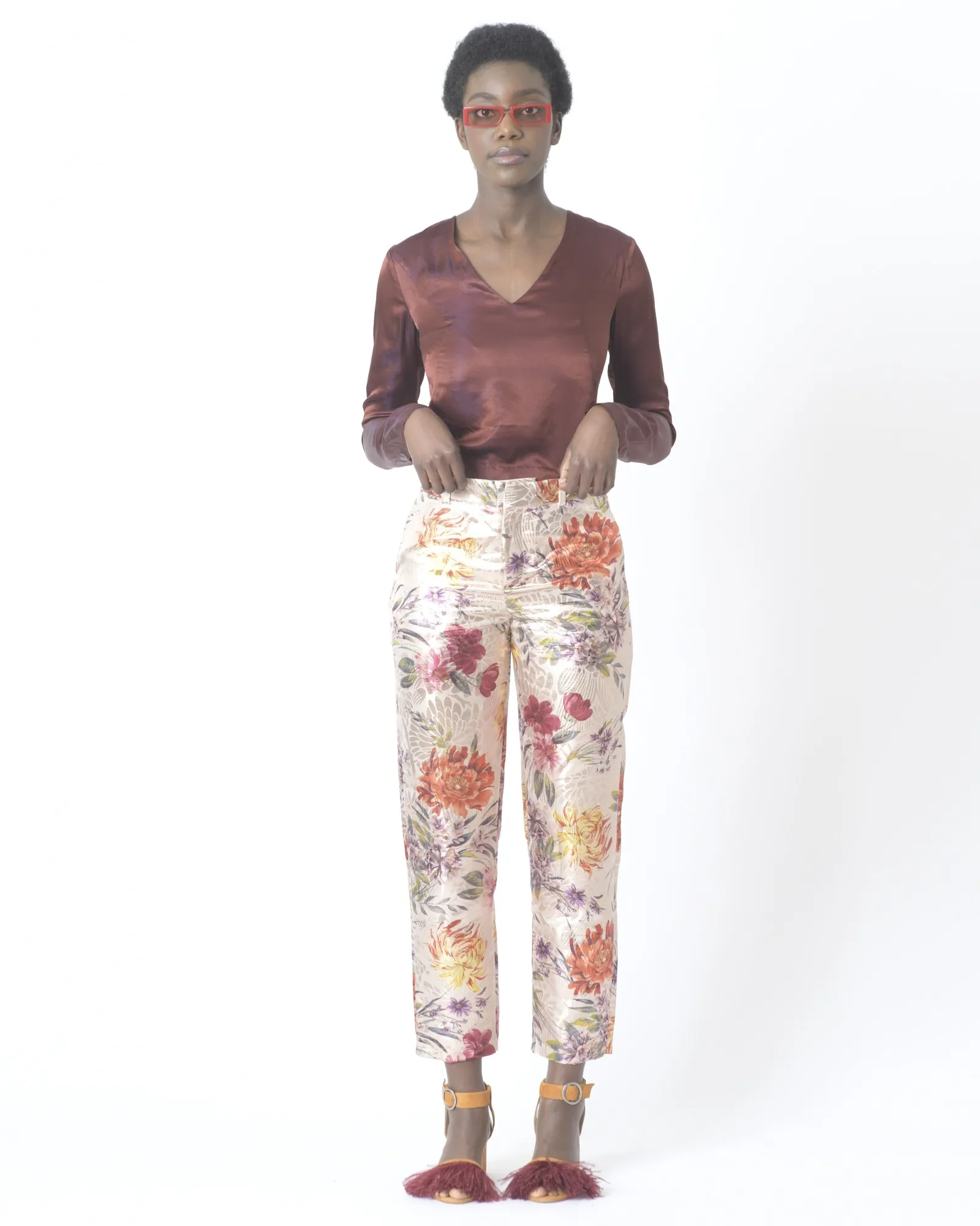 Pantalon imprimé Chloé Stora