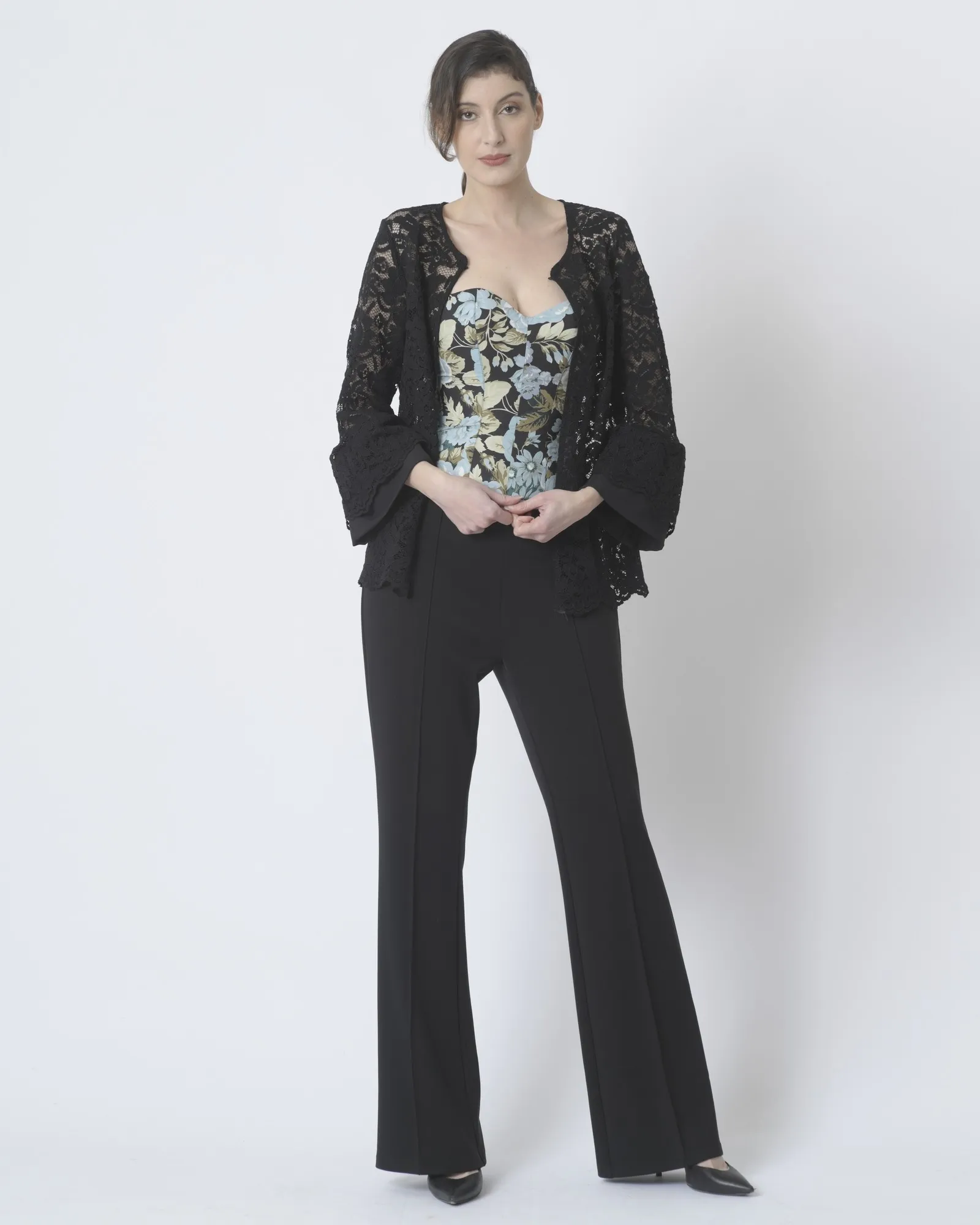 Pantalon noir Edward Achour