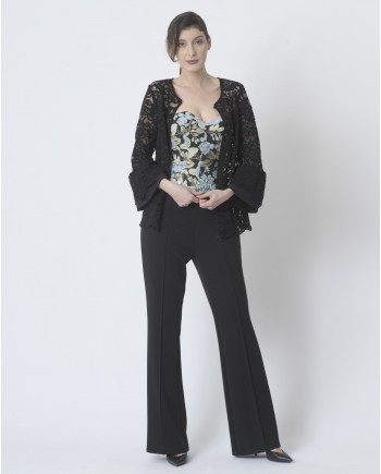 Pantalon noir Edward Achour