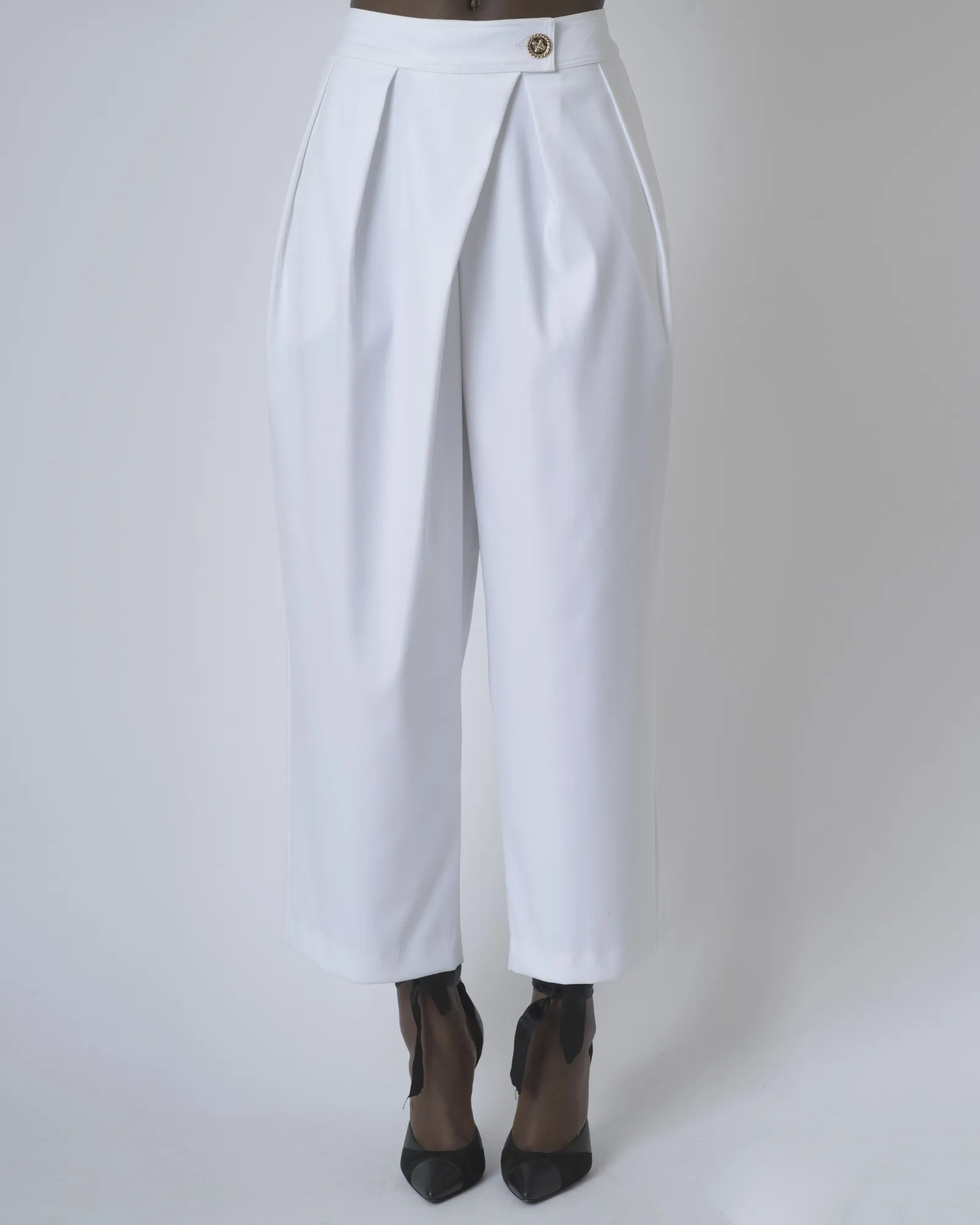 Pantalon blanc sarouel Edward Achour