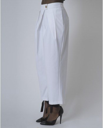 Pantalon blanc sarouel Edward Achour