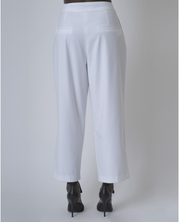 Pantalon blanc sarouel Edward Achour