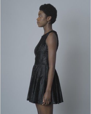 Mini robe en cuir Plein Sud 