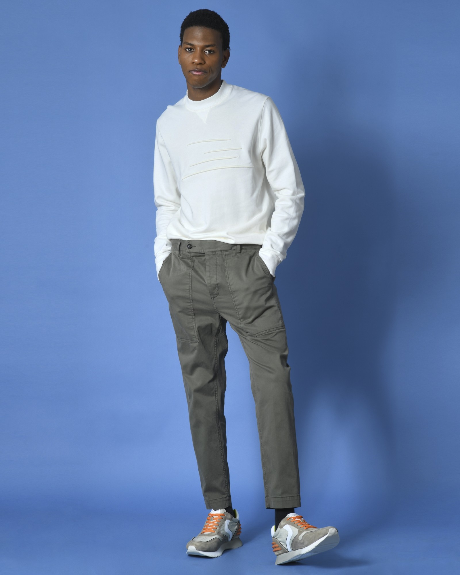 Pantalon Kaki Femme United Colors Of Benetton - Taille 8 - Tissu Satin - Haute Taille élastiquée