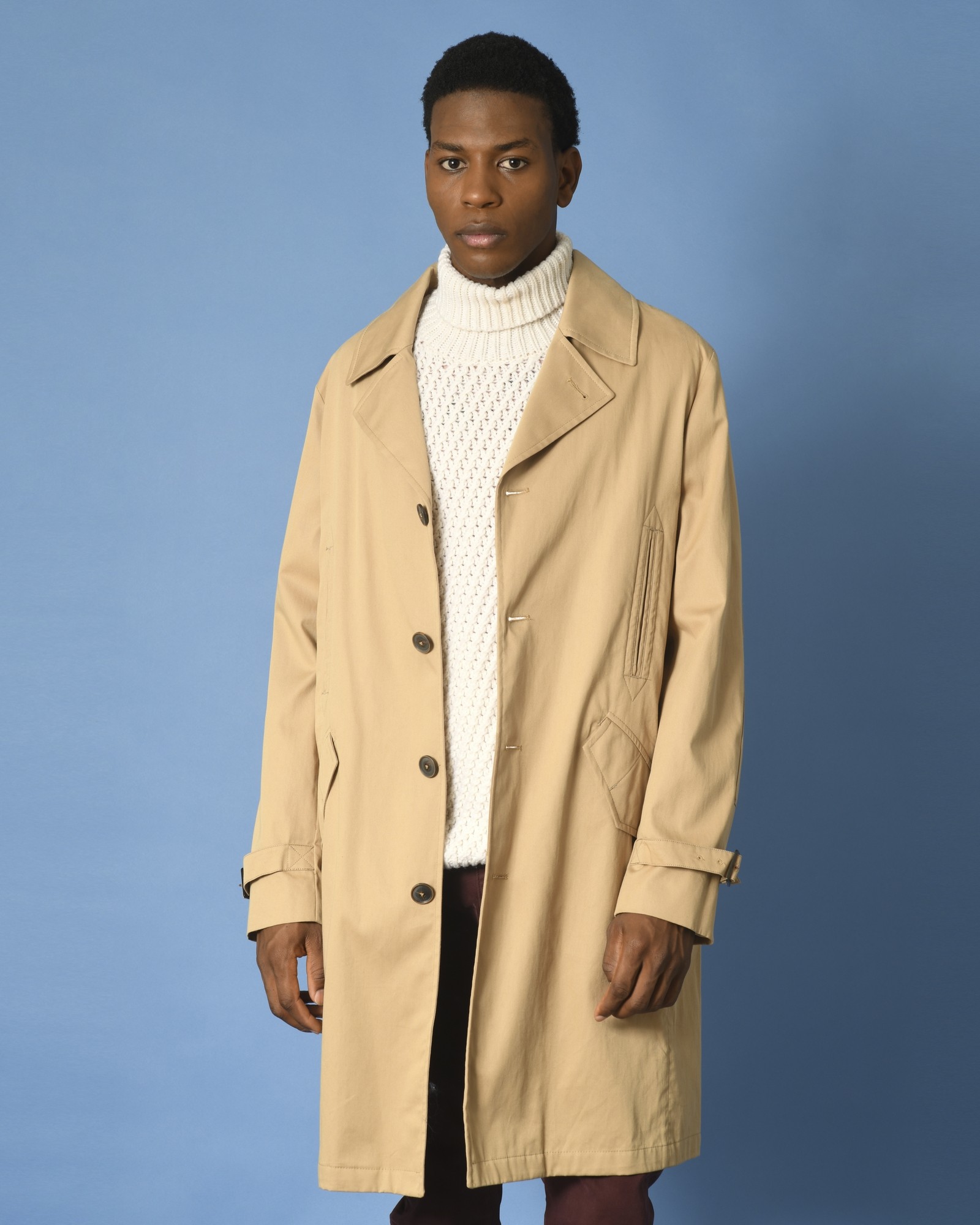 trench and coat manteau