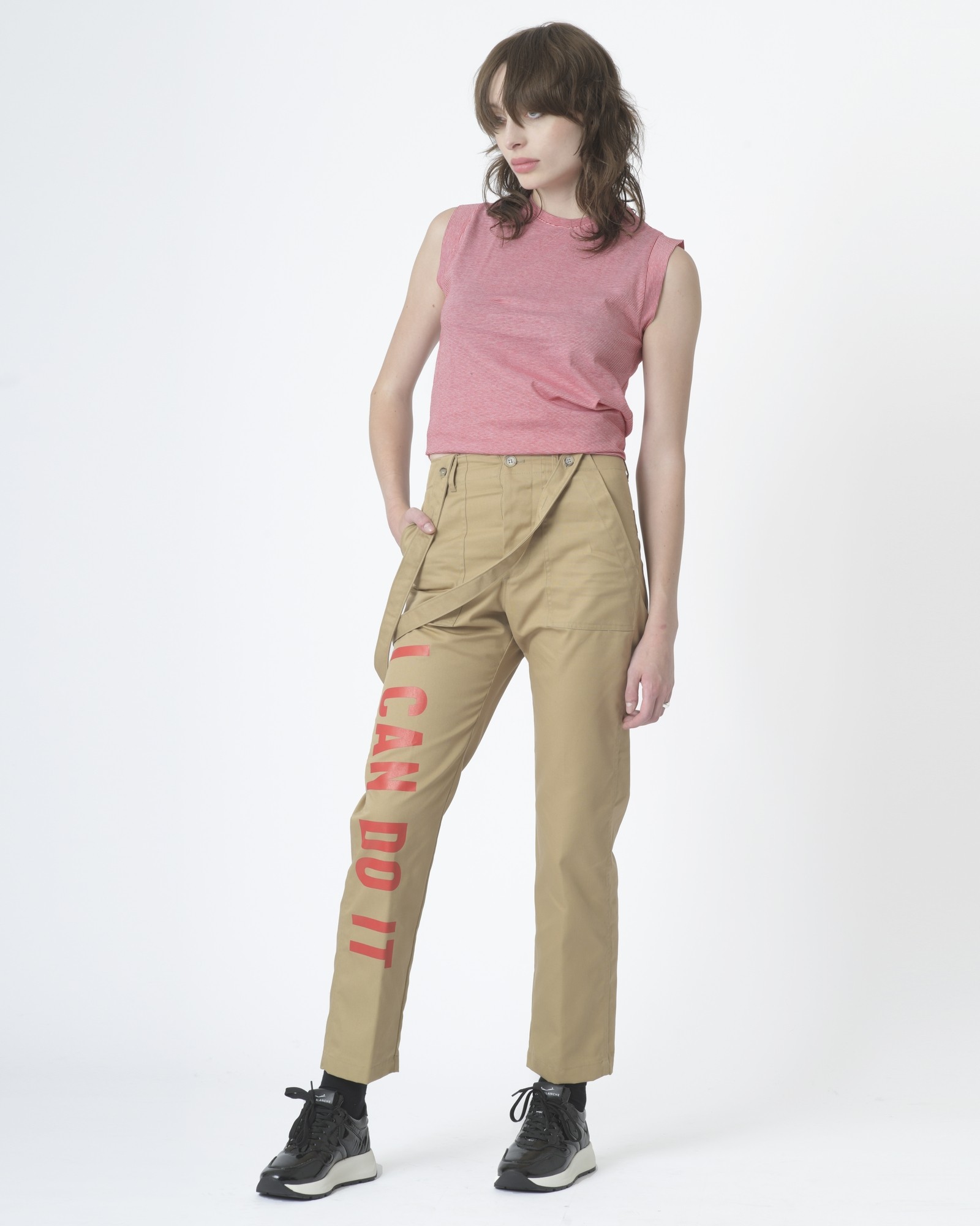 Pantalon Treillis Marron Diesel - Taille 38 (W28) - Femme - Occasion Très Bon état