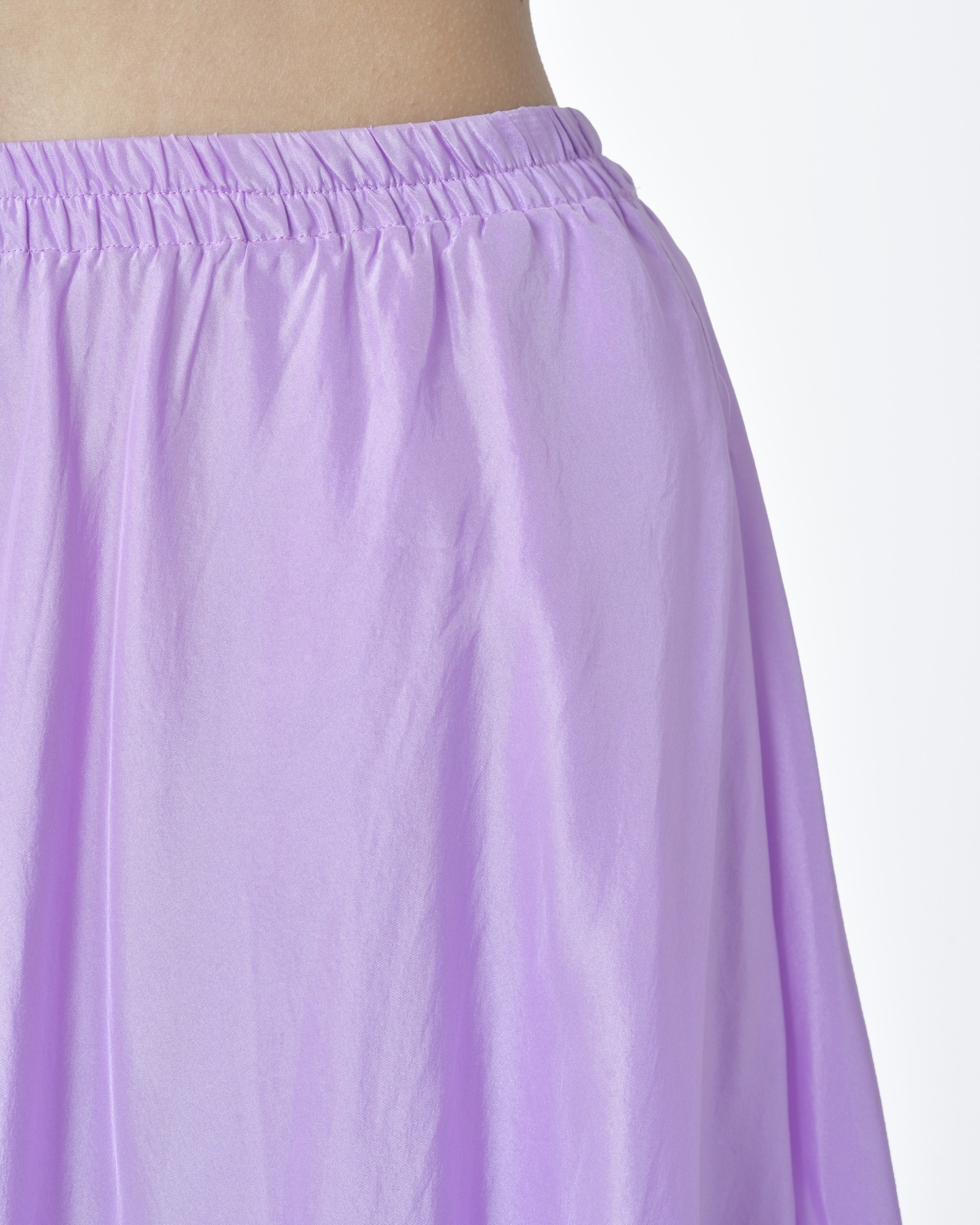 Jupe Enveloppante Violette Et Rose Fleurie - Neuf Avec étiquettes, Coton Léger