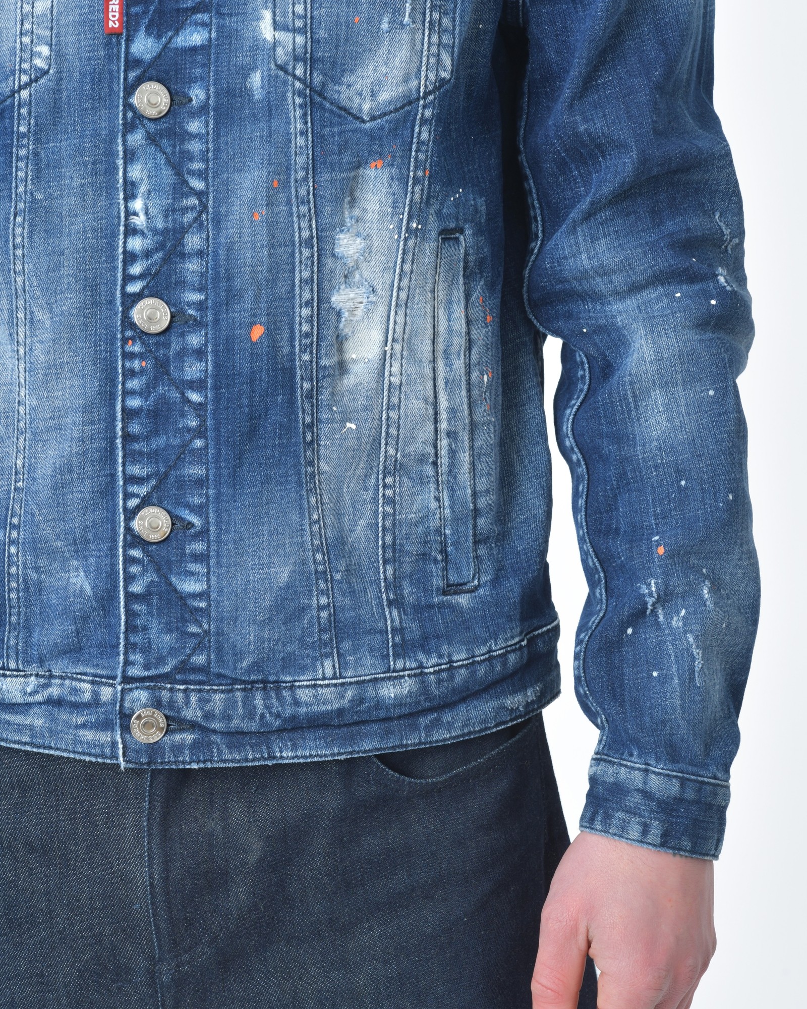 SanyLifeStyle - Blazer gris blanc noir Cardigan hommes années 1980 manches longues recadrée