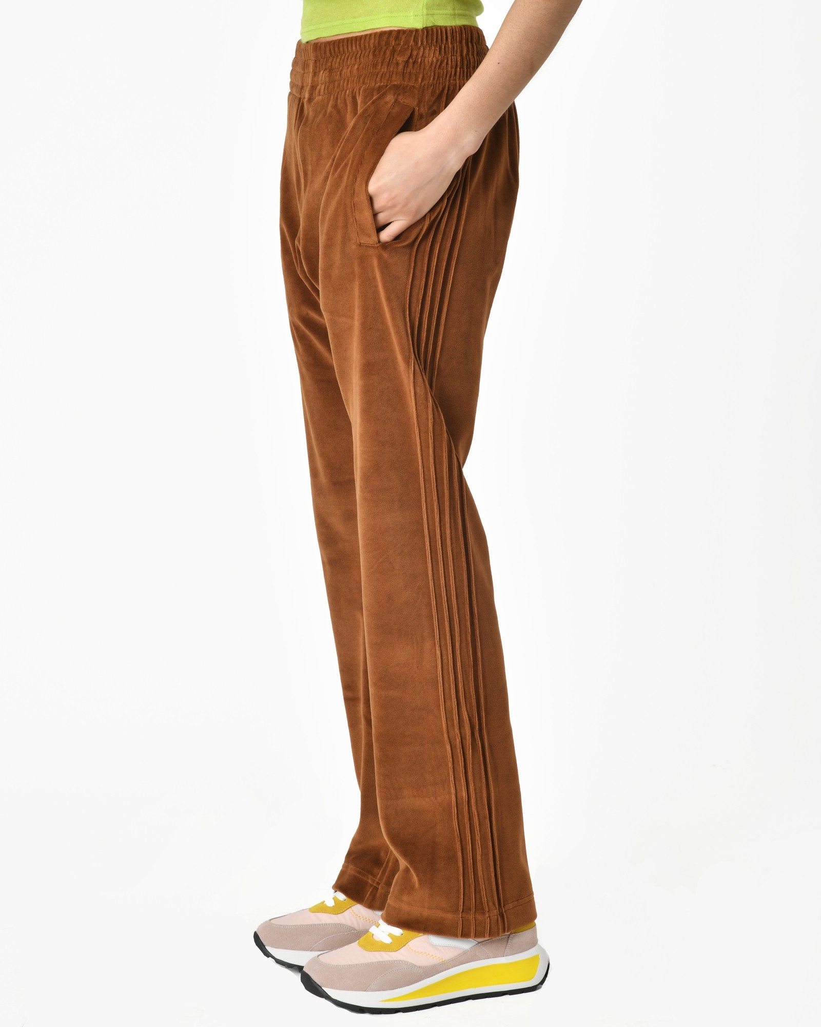 Pantalon marron Rohan Traveller Cordons taille 12 UK femme velours