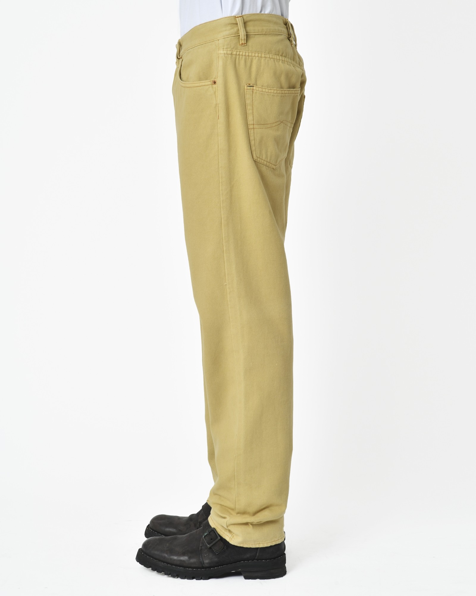 Pantalon Femme Vikey Moda – Moutarde, Taille Unique, Neuf Avec étiquettes
