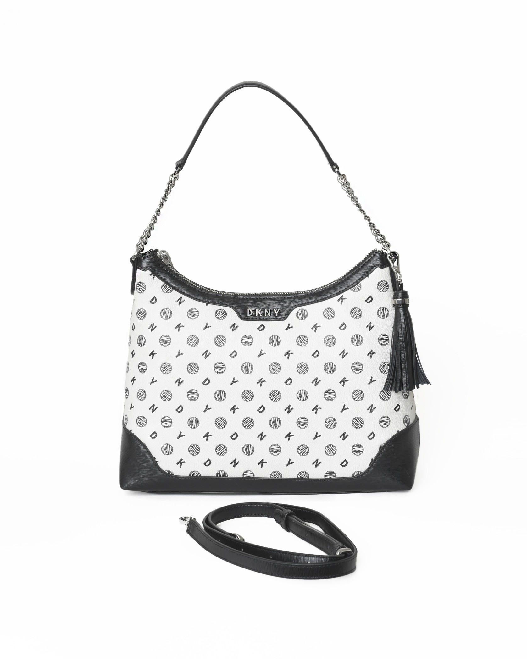 Sac à Main Femme DKNY Noir Avec Motif Imprimé - Occasion - Style Créateur