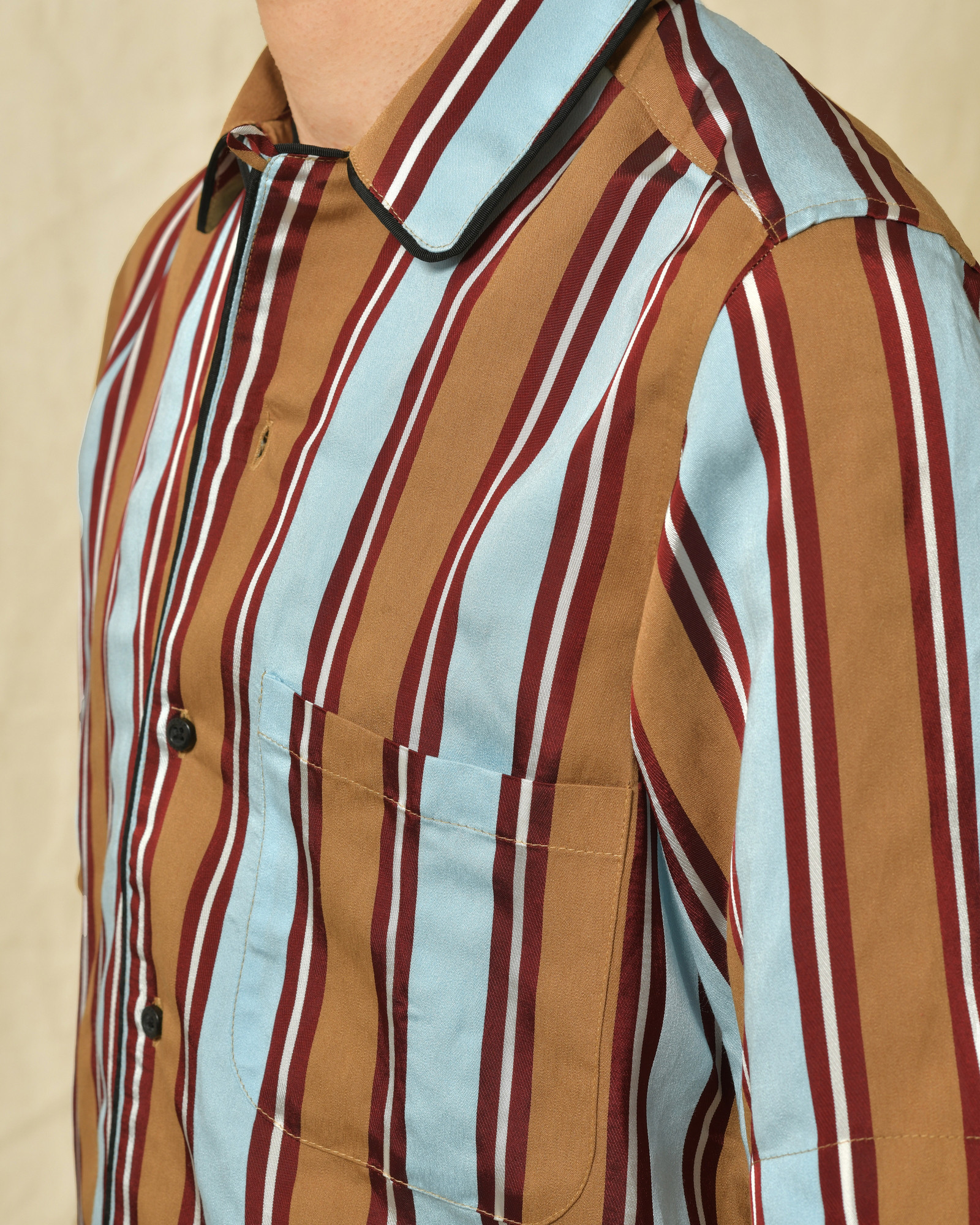 Femmes Robe à imprimé cachemire avec ceinture Multi brown | MS Mode