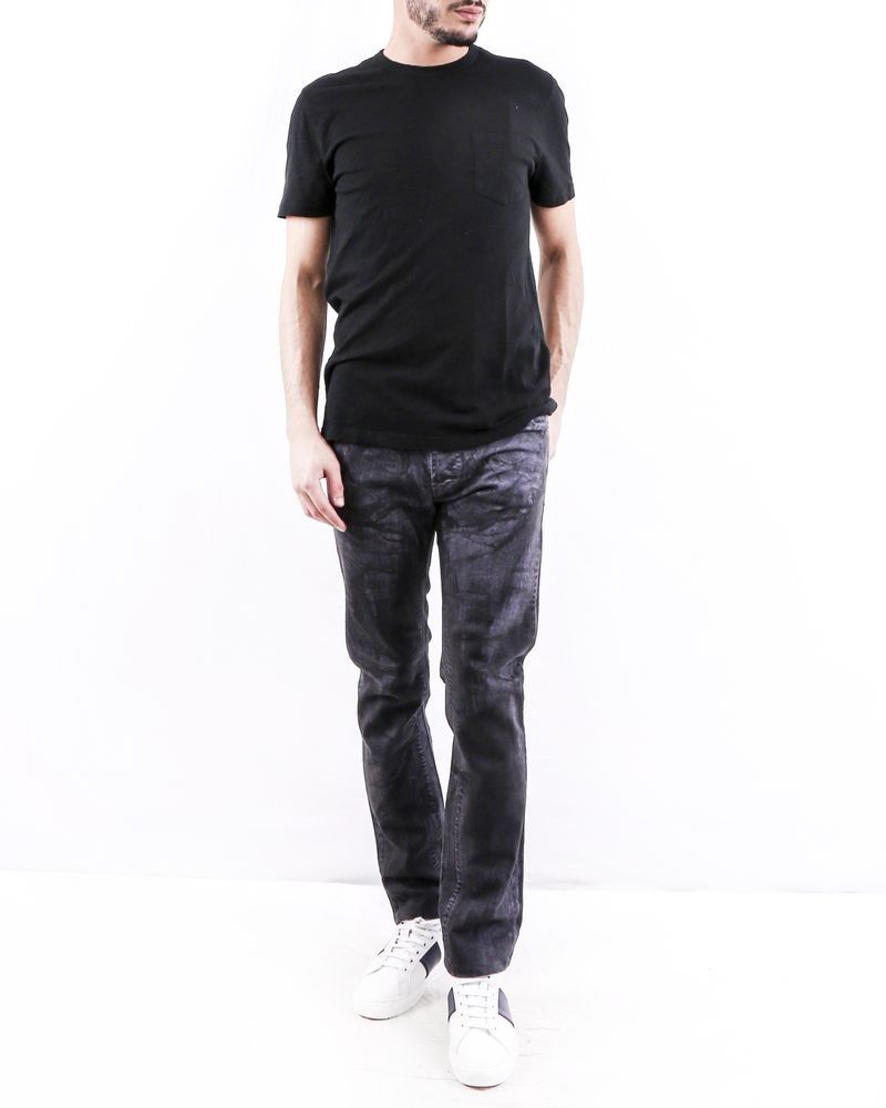 T-shirt Each X Other – Noir Effet Déchiré – Taille S – 100% Coton (Très Bon état)