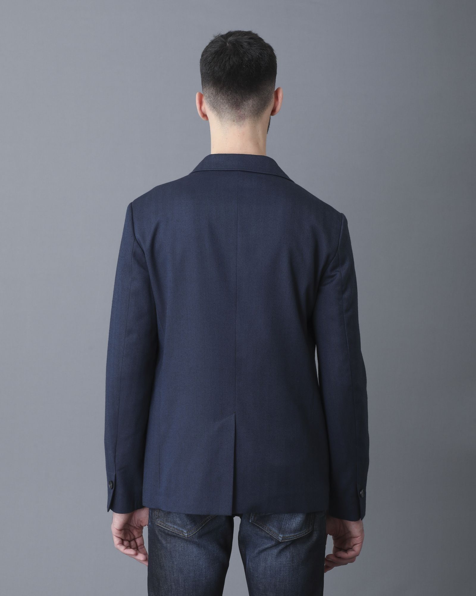 Blazer Court Bleu Marine Piazza Sempione Taille 44 (8 US) - Neuf Avec étiquettes